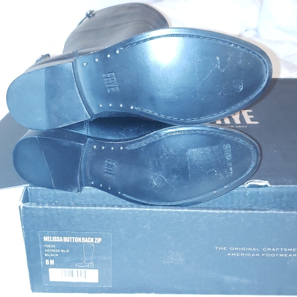 Frye Melissa Button Back Zip Boots - Picture 8 of 8